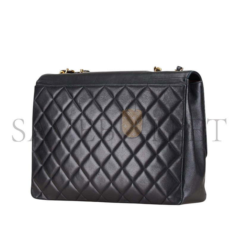 Ch*el classic flap oversized shoulder bag ap2215 (33*23*11cm)